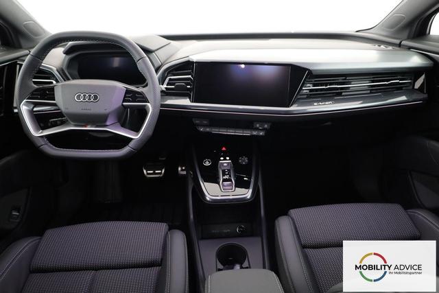 Audi Q4 e-tron 45 basis quattro S-LINE quattro, Navi, Matrix, Side, Kamera, el. Klappe, Winter. 20-Zoll 
