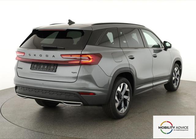 Skoda Kodiaq 2.0 TDI 142 kW 4x4 Sportline DSG Sportline, Pano, AHK, Navi, Matrix, el. Klappe, Side, Winter, 19-Zoll 