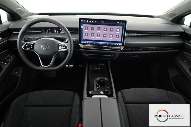 Volkswagen ID.7 Pro 210 kW Black, HuD, IQ.Light, IQ.Drive, AreaView, Side, Winter, 20-Zoll 