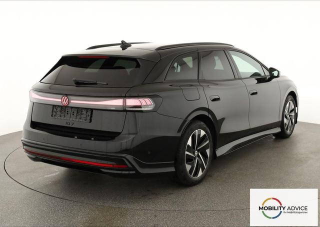 Volkswagen ID.7 Pro 210 kW Tourer Black, AHK, HuD, IQ.Light, IQ.Drive, AreaView, Side, Winter, 19-Zoll 