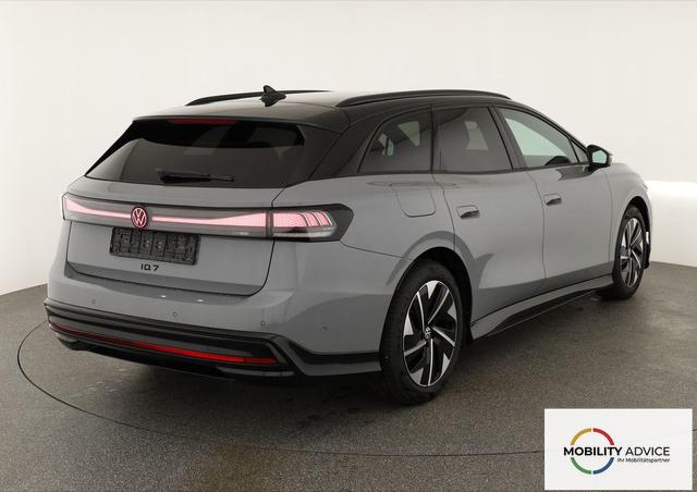 Volkswagen ID.7 Pro 210 kW Tourer Black, AHK, HuD, IQ.Light, IQ.Drive, AreaView, Side, Winter, 19-Zoll 