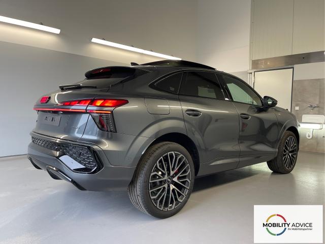 Audi / Q3 Sportback / Grau / / / TFSI 265 PS quattro S line Pano+TechPro+Matrix+AHK+HUD+Alu20+KlimaPlus+DCC+SONOS