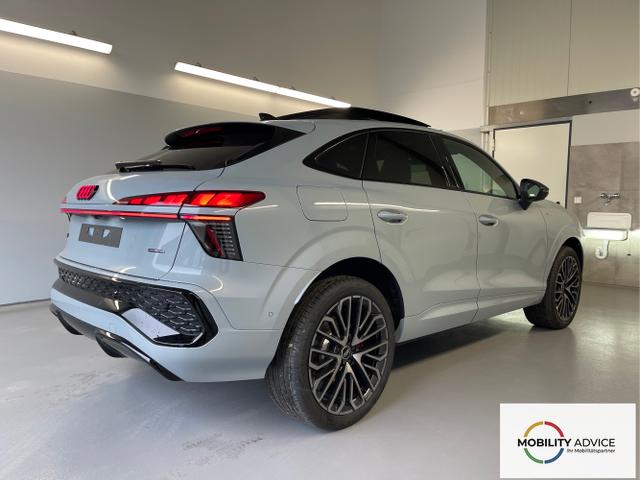 Audi / Q3 Sportback / Grau / / / TFSI 265 PS quattro S line Pano+TechPro+Matrix+AHK+HUD+Alu20+KlimaPlus+DCC+SONOS