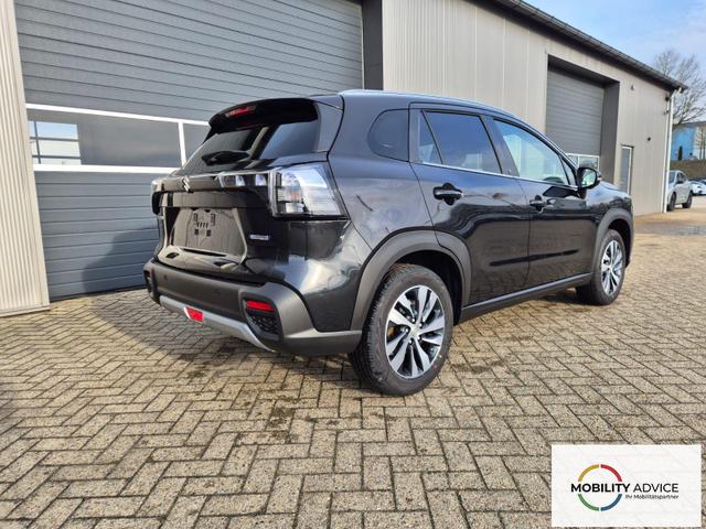 Suzuki S-Cross Comfort+ 110PS MHEV 4x4 ALLGRIP 1.4 Boosterjet Teilleder Navi Klimaautomatik Sitzheizung ACC PDC v+h 4x Kamera Suzuki-Radio Apple CarPlay Android Auto Touchscreen 2xKeyless 17-LM 