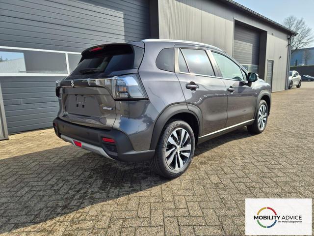 Suzuki S-Cross Comfort+ 110PS MHEV 4x4 ALLGRIP 1.4 Boosterjet Teilleder Navi Klimaautomatik Sitzheizung ACC PDC v+h 4x Kamera Suzuki-Radio Apple CarPlay Android Auto Touchscreen 2xKeyless 17-LM 