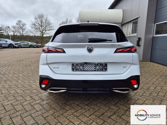 Peugeot 308 SW GT Exclusive 1.2 Hybrid 145PS Automatik Matrix-LED elektr. PanoDach Heckklappe Sitzheizung Lenkradheizung Navi 10" HD-Touchscreen wireless Apple CarPlay + Android Auto FOCAL-System 2x Keyless ACC 4x Kamera PDC v+h 18"LM 