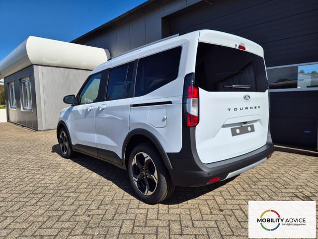 Ford Tourneo Courier 1.0 EcoBoost 125PS Active Teil-Leder Sitzheizung Lenkradheizung Klimaautomatik PDC v+h R&uuml;ckf.-Kamera ACC TWA Frontscheibe beheizb. Ford-Navi SYNC4 Apple CarPlay + Android Auto 