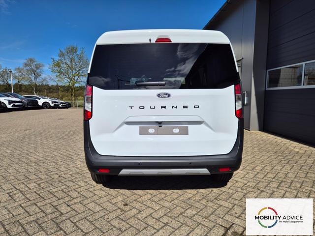 Ford Tourneo Courier 1.0 EcoBoost 125PS Active Teil-Leder Sitzheizung Lenkradheizung Klimaautomatik PDC v+h R&uuml;ckf.-Kamera ACC TWA Frontscheibe beheizb. Ford-Navi SYNC4 Apple CarPlay + Android Auto 