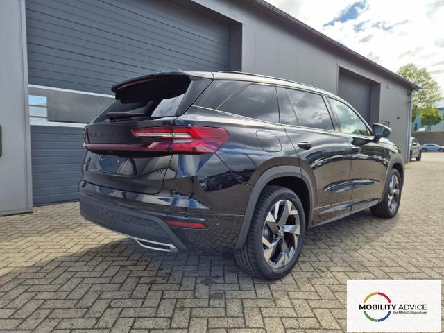 Skoda Kodiaq Sportline 1.5 TSI 204PS PHEV DSG schwenkb. AHK elektr. PanoDach HUD Alcantara PDC v+h 360&deg;Kamera CANTON Sound Klimaautomatik Sitzheizung Lenkradheizung Navi Apple CarPlay Android Auto 2xKeyless 19"LM vollelektr. Reichweite 116KM 