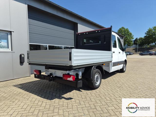Mercedes-Benz Sprinter 317 Pritsche Doppelkabine L2 2.0 CDi 170PS Automatik Heckantrieb 3,5t 6-Sitzer AHK Klimaautomatik Bluetooth DAB Apple CarPlay Android Auto R&uuml;ckf.Kamera Tempomat Ganzj.Reifen 