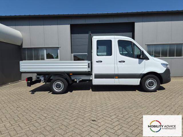 Mercedes-Benz Sprinter 317 Pritsche Doppelkabine L2 2.0 CDi 170PS Automatik Heckantrieb 3,5t 6-Sitzer AHK Klimaautomatik Bluetooth DAB Apple CarPlay Android Auto R&uuml;ckf.Kamera Tempomat Ganzj.Reifen 
