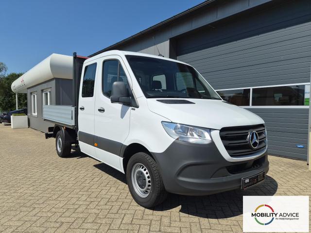 Mercedes-Benz Sprinter 317 Pritsche Doppelkabine L2 2.0 CDi 170PS Automatik Heckantrieb 3,5t 6-Sitzer AHK Klimaautomatik Bluetooth DAB Apple CarPlay Android Auto R&uuml;ckf.Kamera Tempomat Ganzj.Reifen 