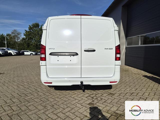 Mercedes-Benz Vito 114 PRO L2 2.0 CDI 136PS Automatik 2,8t 2-Sitzer Chrompaket innen AHK Klimaautomatik Bluetooth DAB Apple CarPlay Android Auto PDC v+h R&uuml;ckf.Kamera Tempomat Ganzj.Reifen 
