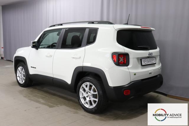 Jeep Renegade 1.5 T4 DCT7 e-Hybrid Limited 1469 96 kW296 Alpine White 020 Stoff Schwarz "7KS Winter-Paket 070 Seitenscheiben hinten und Heckscheibe verdunkelt 5CA Alpine White"
