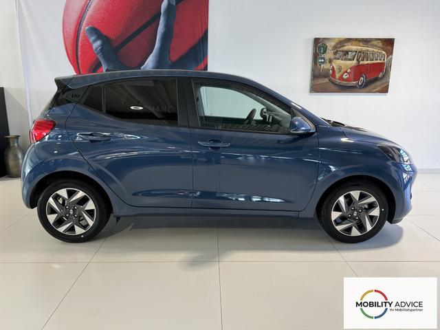 i10 GO Plus Navi 1,2 MT Vibrant Blue PearlMY2025, Beispielbilder, ggf. teilweise mit Sonderausstattung