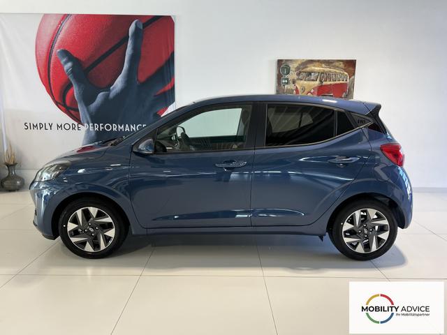 i10 GO Plus Navi 1,2 MT Vibrant Blue PearlMY2025, Beispielbilder, ggf. teilweise mit Sonderausstattung
