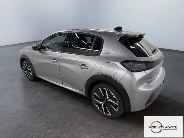Peugeot e-208 54kWh 156PS/115kW GT Pack 2026, 421km WLTP | +17" ALU +Glasdach +RFK +Adaptiver Tempomat +P.Sensor V+H +EL. Fahrersitz +Massage +Apple CarPlay +W&auml;rmepumpe 