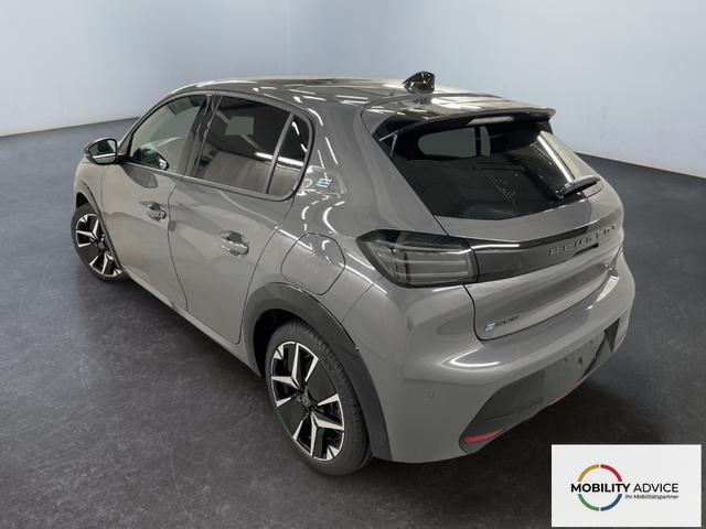 Peugeot e-208 54kWh 156PS/115kW GT Pack 2026, 421km WLTP | +17" ALU +Glasdach +RFK +Adaptiver Tempomat +P.Sensor V+H +EL. Fahrersitz +Massage +Apple CarPlay +W&auml;rmepumpe 