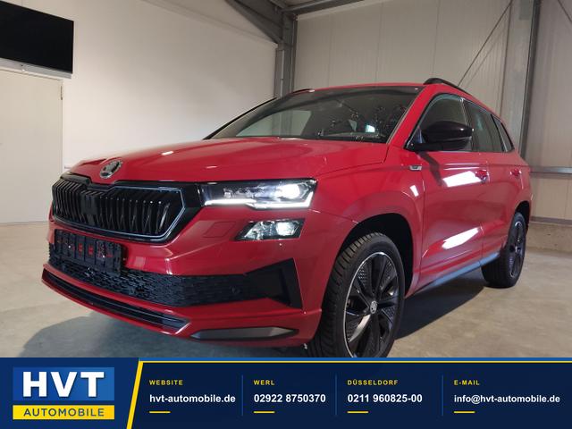 Skoda Karoq - Sportline 2.0 TSI 190 PS 4x4 DSG Navi-Anh&auml;ngerkupplung-Garantie-LED-Matrix-AppleCarPlay-2x PDC-Kamera-Android-Auto-ACC-Kessy-2-Zonen-Klimaautomatik-18''Alu-Sofort