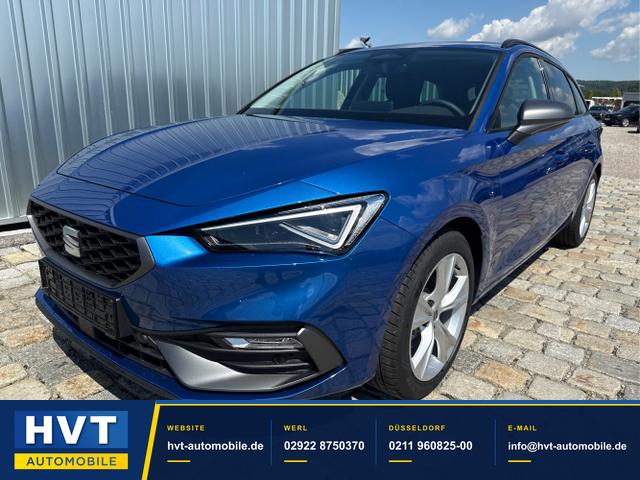 Seat Leon Sportstourer - FR 1.5 eTSI Mild-Hybrid 150PS 7DSG - 5 Jahre GARANTIE-Anh&auml;ngerkupplung-MATRIX LED-WINTER-SHZ-ACC-Klimaautomatik 3Zonen-beheiz.Lenkrad-NAVI-Ambiente-2xPDC-R&uuml;ckfahrkamera-ALU17"-DAB-elektr. Fensterheber-RDKS-Sunset-USB-Sofort