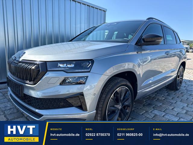 Skoda Karoq - Sportline 1,5 TSI 150 PS DSG -5 Jahre Garantie-Navi-4x Sitzheizung-Canton Sound-Anh&auml;ngerkupplung-LED-Matrix-AppleCarPlay-Android-Auto-ACC-Kessy-2-Zonen-Klimaautomatik-18''Alu-Sofort