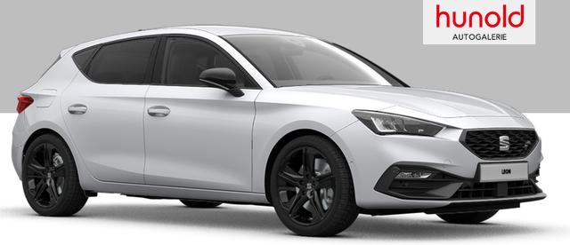 Seat Leon FR Black Edition 1.5 TSI 150PS, 5J GARANTIE, 18" Alu schwarz, Winterpaket, Alarm, 3-Zonen-Climatronic, Abgedunkelte Scheiben, Park Assistent, R&uuml;ckfahrkamera, Parksensoren vorn/hinten, Sportsitze, NAVIGATION 12,9", Adaptiver Tempomat, TOTER-WINKEL, MATRIX-LED-SCHEINWERFER 