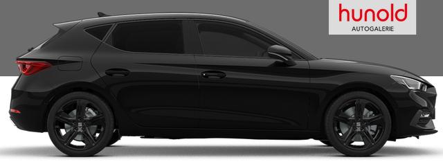Seat Leon FR Black Edition 1.5 TSI 150PS, 5J GARANTIE, 18" Alu schwarz, Winterpaket, Alarm, 3-Zonen-Climatronic, Abgedunkelte Scheiben, Park Assistent, R&uuml;ckfahrkamera, Parksensoren vorn/hinten, Sportsitze, NAVIGATION 12,9", Adaptiver Tempomat, TOTER-WINKEL, MATRIX-LED-SCHEINWERFER 