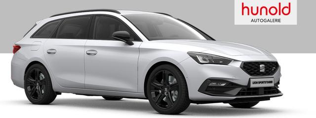 Seat Leon Sportstourer FR Black Edition 1.5 TSI 150PS, 5J Garantie, 18" Alu schwarz Winterpaket, Alarm, 3-Zonen-Climatronic, Abgedunkelte Scheiben, Park Assistent, R&uuml;ckfahrkamera, Parksensoren vorn/hinten, Sportsitze, NAVIGATION 12,9", ACC, TOTER-WINKEL, MATRIX-LED-SCHEINWERFER 