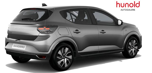 Dacia Sandero Expression 1.2 Eco-G 120 LPG/Benzin AUTOMATIK, NEUES MODELL, 3J Garantie, Klimaanlage, Lederlenkrad, Parksensoren hinten, Tempomat, Multimedia System 10" + Smartphone-Spiegelung, Regen-/Licht-Sensor, ZV mit Fernbedienung, Elektr. Fensterheber v/h, Armlehne 