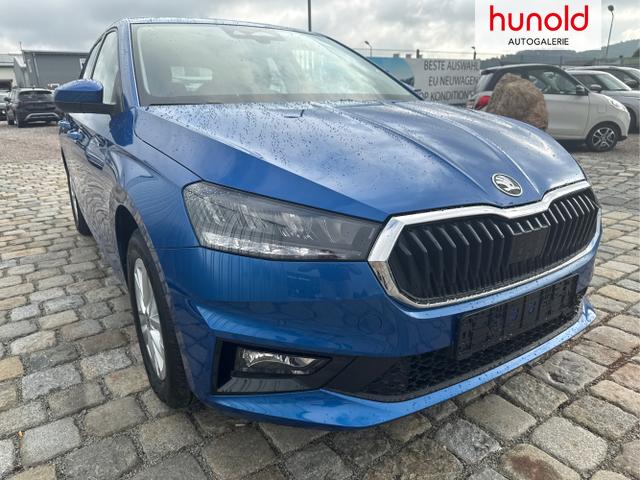 Skoda / Fabia / Blau / / / 130 Jahre 1.0 MPI 80 PS-Virtuelles Cockpit-AppleCarplay-Android-Auto-LED-Klima-Tempomat-R&uuml;ckfahrkamera-DAB-SHZ-15 Alu-sofort, Beispielbilder, ggf. teilweise mit Sonderausstattung