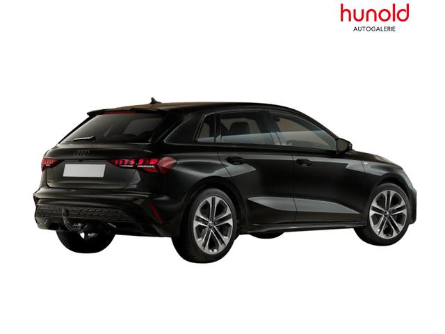 Audi A3 Sportback S line TFSI quattro GV3+AHK+Matrix+Alu18+Navi+Cam+eHeck+Sound+ACC+Black 