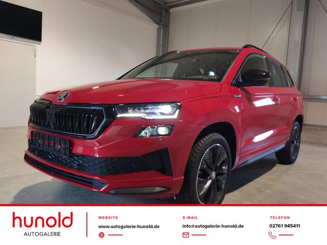 Skoda Karoq - Sportline 2.0 TSI 190 PS 4x4 DSG Navi-Anh&auml;ngerkupplung-Garantie-LED-Matrix-AppleCarPlay-2x PDC-Kamera-Android-Auto-ACC-Kessy-2-Zonen-Klimaautomatik-18''Alu-Sofort