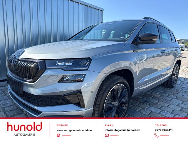 Skoda Karoq - Sportline 1,5 TSI 150 PS DSG -5 Jahre Garantie-Navi-4x Sitzheizung-Canton Sound-Anh&auml;ngerkupplung-LED-Matrix-AppleCarPlay-Android-Auto-ACC-Kessy-2-Zonen-Klimaautomatik-18''Alu-Sofort