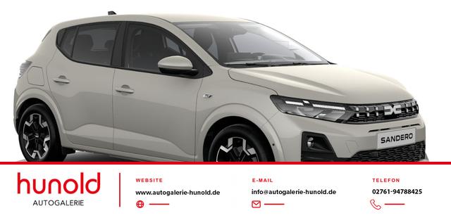 Dacia Sandero - Journey 1.2 Eco-G 120 LPG/Benzin AUTOMATIK, NEUES MODELL, 3J Garantie, 16" ALU, Klimaautomatik, Lederlenkrad, Parksensoren vorn/hinten, R&uuml;ckfahrkamera, Toter-Winkel, Hands-Free, Tempomat, Multimedia System 10" + Smartphone-Spiegelung, 4x FH elektr, NSW, Armlehne