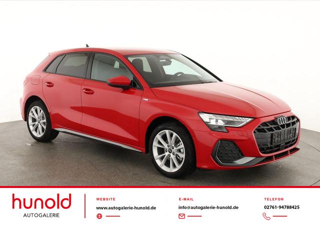 Audi A3 Sportback - TFSI 110 kW S line 35 S-tronic S-LINE, AHK, Matrix, Navi, el. Klappe, Kamera, 3 J.-Garantie