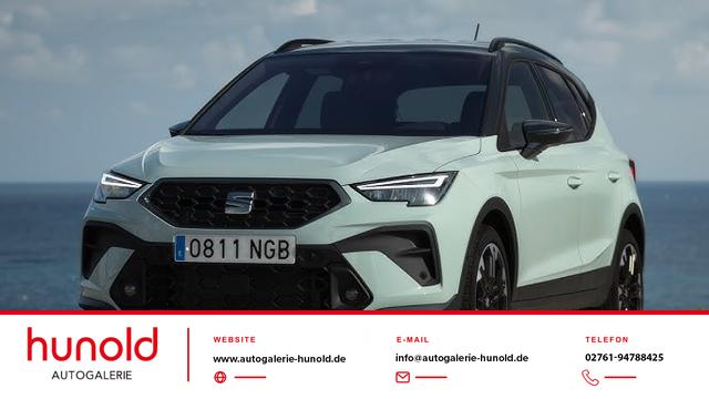Seat Arona - Style Plus 1.0 TSI 85 kW 6 G, Klimaanlage, Winterpakett, Full-LED, Nebellampen m. Kurvenlicht, Armlehne vorne,Phone BOX + induktive Ladestation,doppelter Ladraumboden,Alur&auml;der 17 Zoll, Seat-Full-Link, ACC mit Abstandsautomatik, Sun Set,