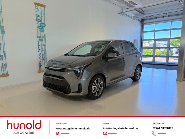 Kia Picanto - Gold 1,0 GDI AMT5 Automatik 50 kW (68 PS) Klimaanlage, Sitzheizung, Lenkradheizung, Navigationssystem, Radio, DAB, Android Auto, Apple CarPlay, Freisprecheinrichtung, Bluetooth, R&uuml;ckfahrkamera, 15 Zoll Leichtmetallfelgen, uvm.