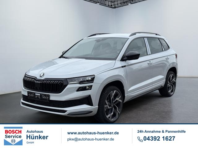 Skoda Karoq - Sportline 1,5 TSI DSG 2ZKlimaautomatik Canton Anh&auml;ngerkupplung Totewinkel Assistent 2 x Einparkhilfe Kamera 19 Zoll Felgen adaptiver Tempomat 5J Garantie