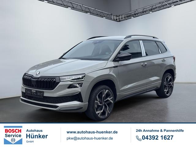 Skoda Karoq - Sportline 1,5 TSI DSG 2ZKlimaautomatik Canton Anh&auml;ngerkupplung Totewinkel Assistent 2 x Einparkhilfe Kamera 19 Zoll Felgen adaptiver Tempomat 5J Garantie