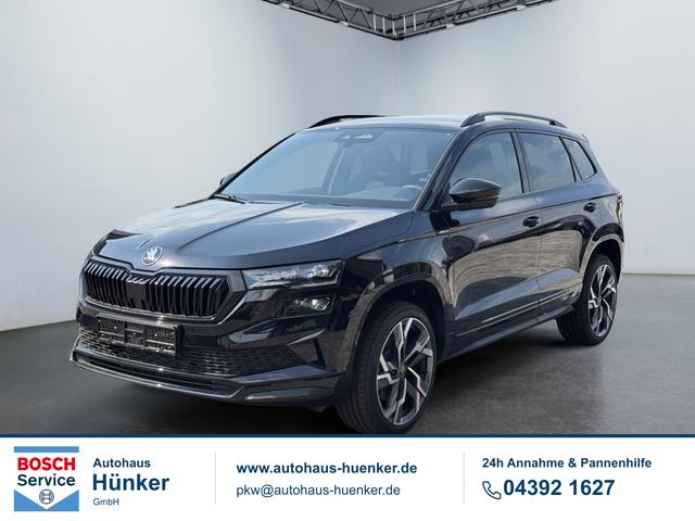 Skoda Karoq - Sportline 1,5 TSI DSG 2ZKlimaautomatik Canton Anh&auml;ngerkupplung Totewinkel Assistent 2 x Einparkhilfe Kamera 19 Zoll Felgen adaptiver Tempomat 5J Garantie