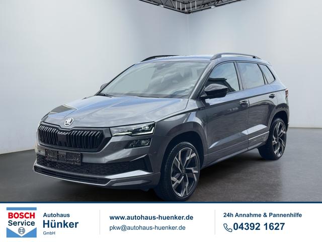 Skoda Karoq - Sportline 1,5 TSI DSG 2ZKlimaautomatik Canton Anh&auml;ngerkupplung Totewinkel Assistent 2 x Einparkhilfe Kamera 19 Zoll Felgen adaptiver Tempomat 5J Garantie