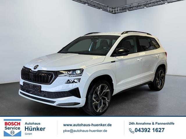Skoda Karoq - Sportline 2,0 TSI 4x4 DSG 2ZKlimaautomatik Canton Anh&auml;ngerkupplung Totewinkel Assistent 2 x Einparkhilfe Kamera 19 Zoll Felgen adaptiver Tempomat 5J Garantie