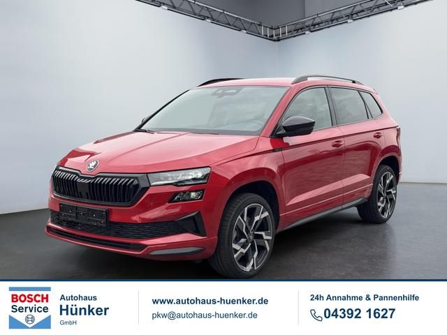 Skoda Karoq - Sportline 1,5 TSI DSG 2ZKlimaautomatik Canton Anh&auml;ngerkupplung Totewinkel Assistent 2 x Einparkhilfe Kamera 19 Zoll Felgen adaptiver Tempomat 5J Garantie