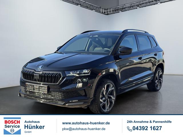 Skoda Karoq - Sportline 2,0 TDI DSG 2ZKlimaautomatik Canton Anh&auml;ngerkupplung Totewinkel Assistent 2 x Einparkhilfe Kamera 19 Zoll Felgen adaptiver Tempomat 5J Garantie