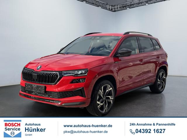 Skoda Karoq - Sportline 2,0 TSI 4x4 DSG 2ZKlimaautomatik Canton Anh&auml;ngerkupplung Totewinkel Assistent 2 x Einparkhilfe Kamera 19 Zoll Felgen adaptiver Tempomat 5J Garantie