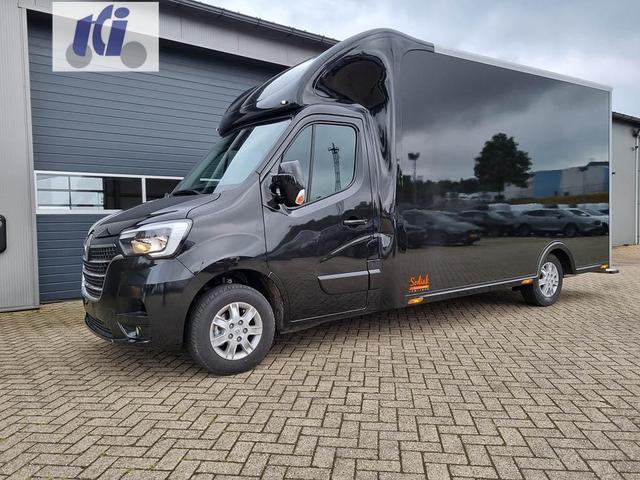 Renault Master Kastenwagen Kofferaufbau 2.3 dCi 165PS 3,5t 3-Sitzer Klima Navi Rückf.Kamera Hecktüren 270° Innenraumverkleidung Laderaum 4100x2120 