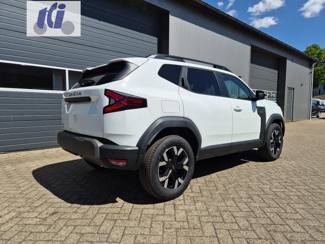 Dacia Duster Extreme Hybrid 140PS Automatik 1.6 SCE Lenkradheizung Sitzheizung 4x Kamera Teil-Leder Klimaautomatik Bluetooth Apple Carplay Android Auto PDC v+h 2xKeyless 17-LM 