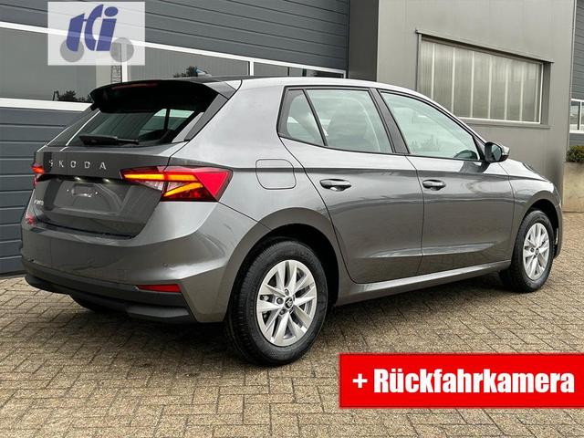 Skoda Fabia 1.0 TSI 115PS DSG Selection 5-türig 15"LM Rückf.Kamera Parksensoren Sitzheizung Multifunktionslenkrad Klima Skoda-Radio Bluetooth Touchscreen Tempomat Nebelsch. Apple CarPlay + Android Auto 