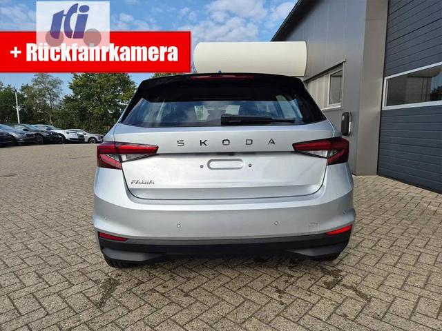 Skoda Fabia 1.0 TSI 115PS DSG Selection 5-türig 15"LM Rückf.Kamera Parksensoren Sitzheizung Multifunktionslenkrad Klima Skoda-Radio Bluetooth Touchscreen Tempomat Nebelsch. Apple CarPlay + Android Auto 