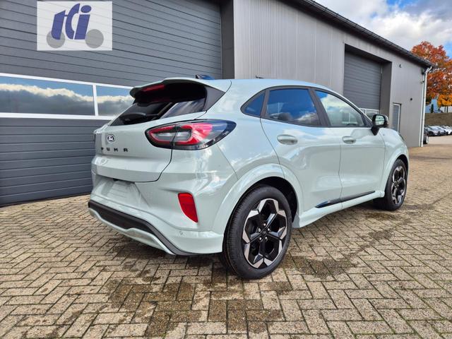 Ford Puma ST-Line X 1.0 EcoBoost Hybrid 125PS Automatik NEUES MODELL 360°Kamera AbstandsTempomat el.Heckklappe Premium Leder (Sensico) B+O-Sound Klimaautomatik Sitzheizung Lenkradheizung Frontscheibe beheizb. Ford-Navi SYNC4 Bluetooth Apple CarPlay Android A 